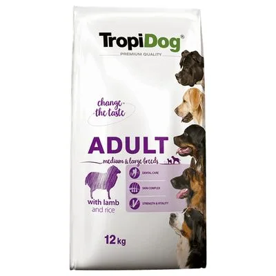 Tropidog Premium Adult Medium & Large Lamm & Reis
