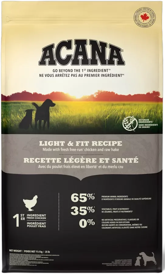 Acana Krmivo Acana Light & Fit Recipe