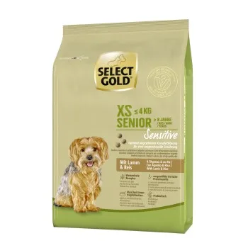 SELECT GOLD Sensitive Croquettes Chien Senior XS Agneau et riz