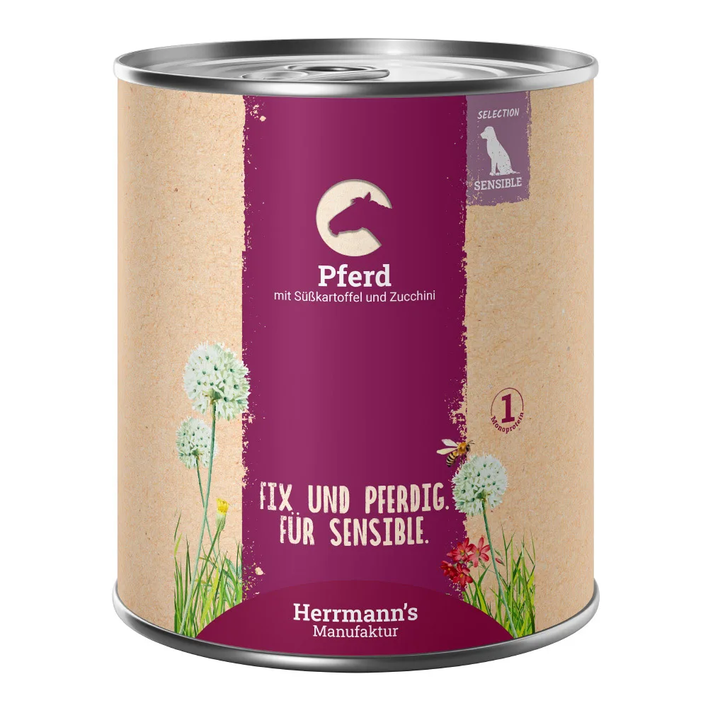 Herrmann's Selection Sensible Pferd mit Süßkartoffel & Zucchini