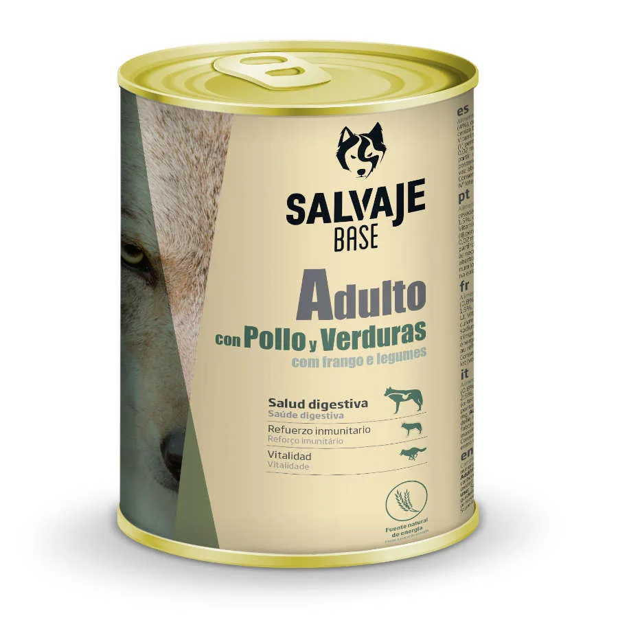Salvaje Base Adulto Pollo y Verduras