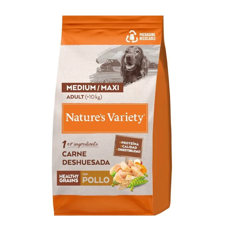 Nature's Variety Healthy Grain Adult Medium Maxi Pollo