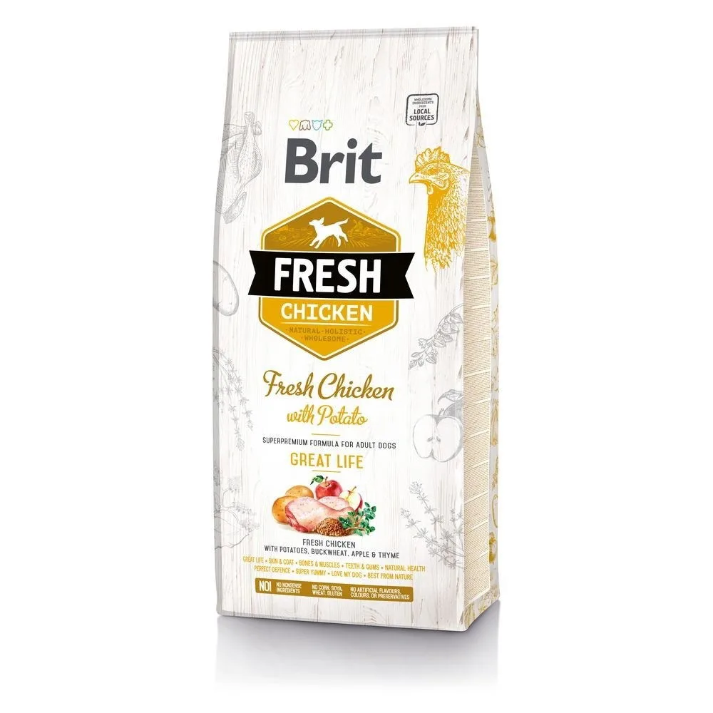 Brit Care Fresh Chick&Pot Adult