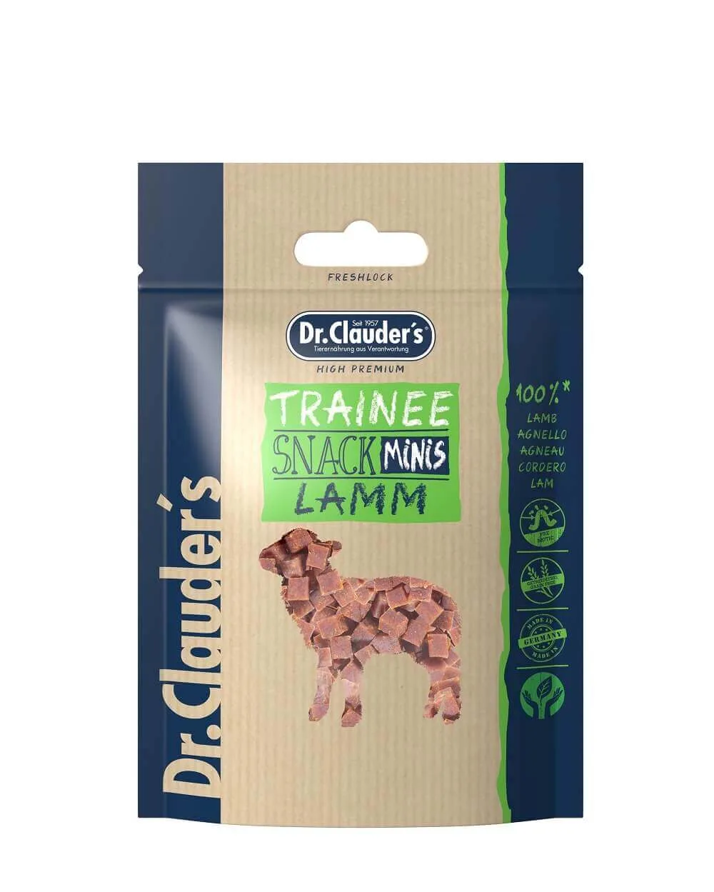 Dr.Clauder solutions for pets GmbH Dr.Clauder´s Trainee Snack Minis Lamm