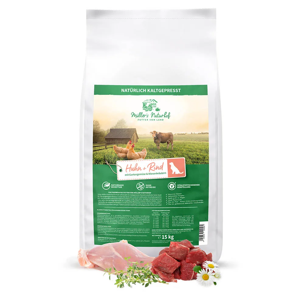 Müller’s Naturhof Getreidefrei Huhn und Rind