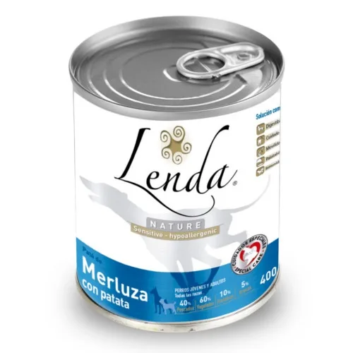 Lenda Nature merluza y patata comida húmeda