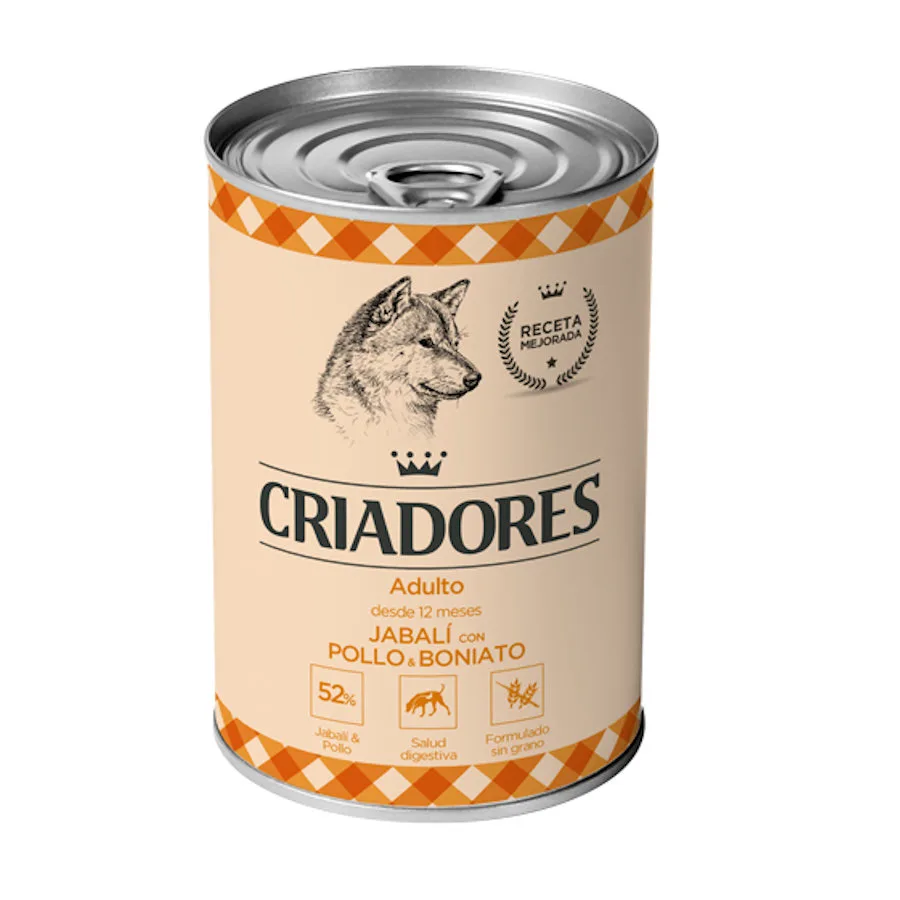 Criadores Jabalí con Pollo y Boniato lata