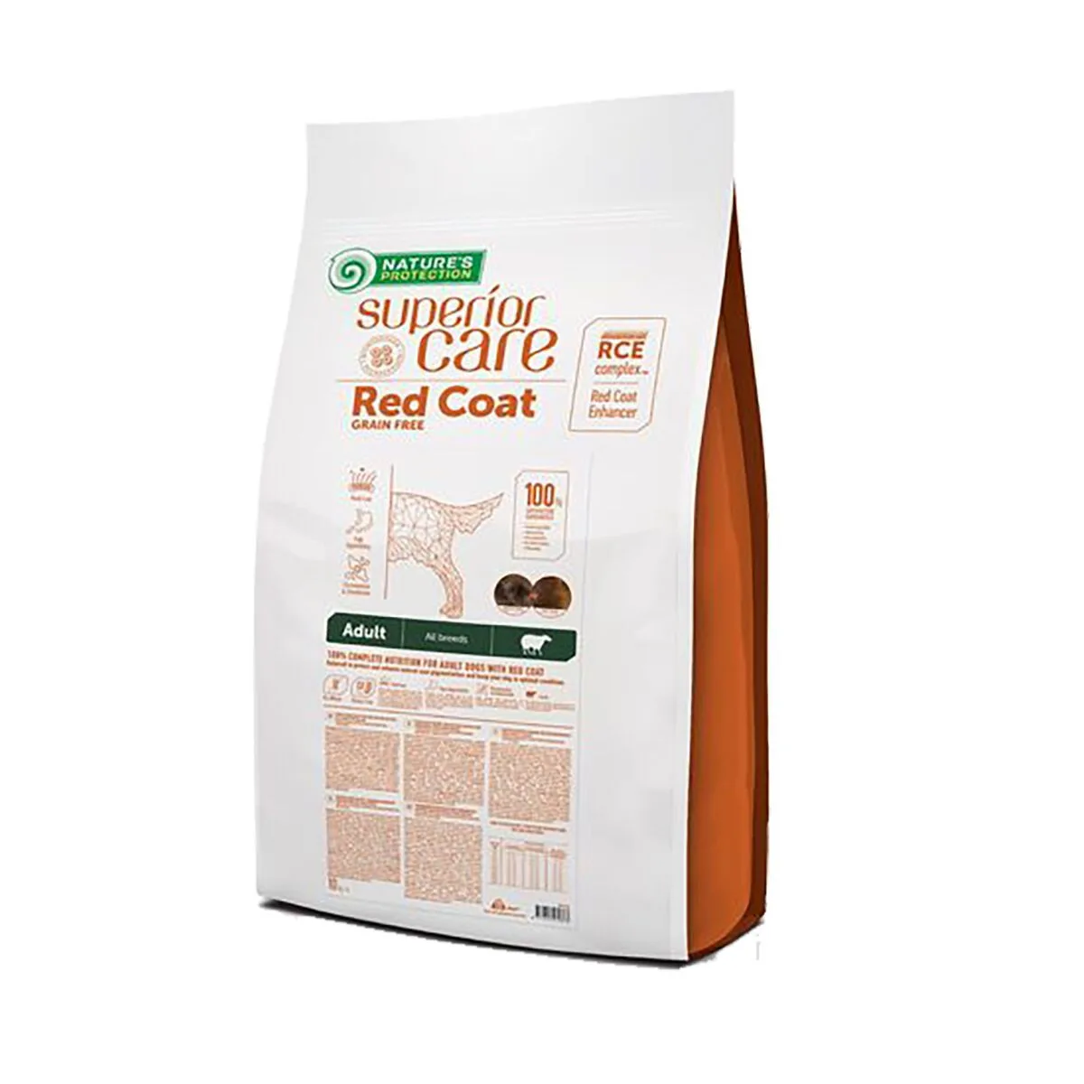 NATURE'S PROTECTION Superior Care RED Coat Lammas All breed