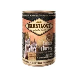 Carnilove Chiot Saumon et Dinde - Sans Céréales - Boîte de
