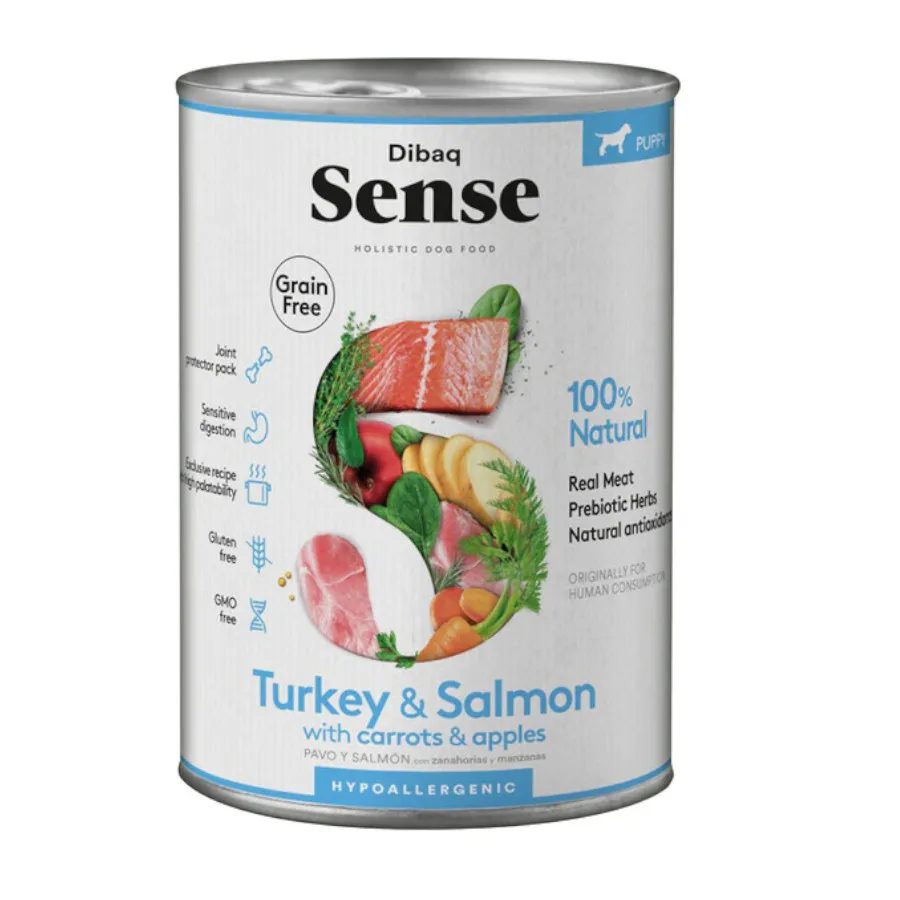 Dibaq Sense Grain Free Puppy Pavo & Salmón