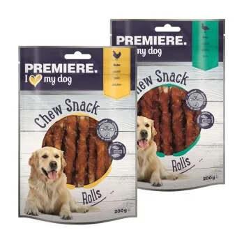 PREMIERE Chew Snack Rolls Ente und Huhn