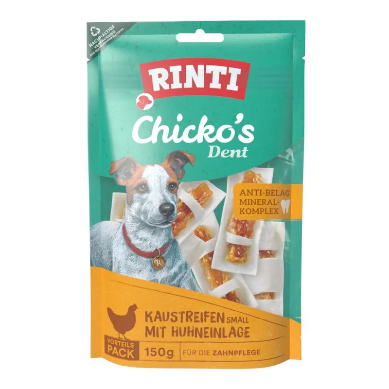 Rinti Chicko's Dent Small, skóra wołowa i kurczak