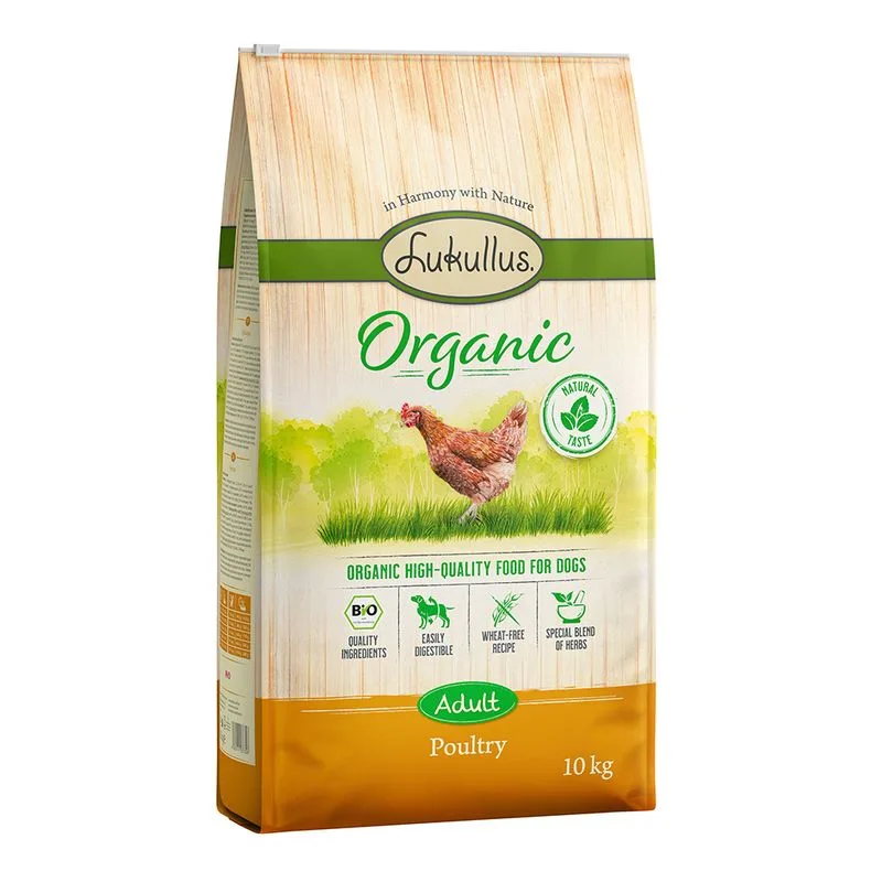 Lukullus Organic hydinové (bez pšenice)