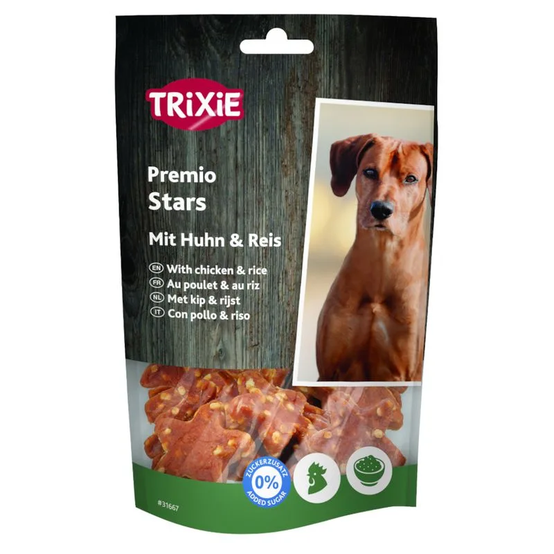 Hundgodis Tuggben Trixie Premio Stars med kyckling och ris