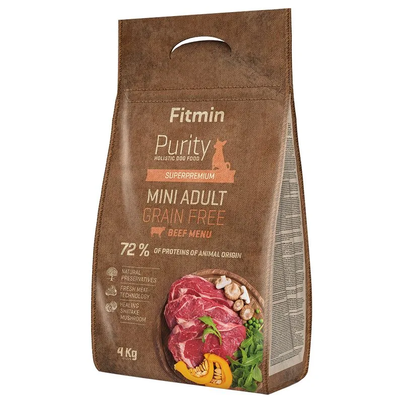 Fitmin Dog Purity Grain Free Adult Mini med nötkött