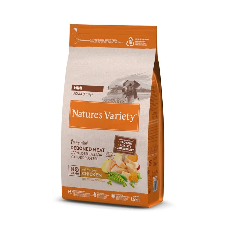 Natures Variety Nature's No Grain Adult Mini Free Range Chicken