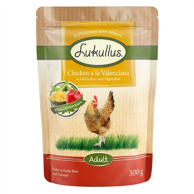 Lukullus poulet à la valencienne : poulet, riz de paella & légumes