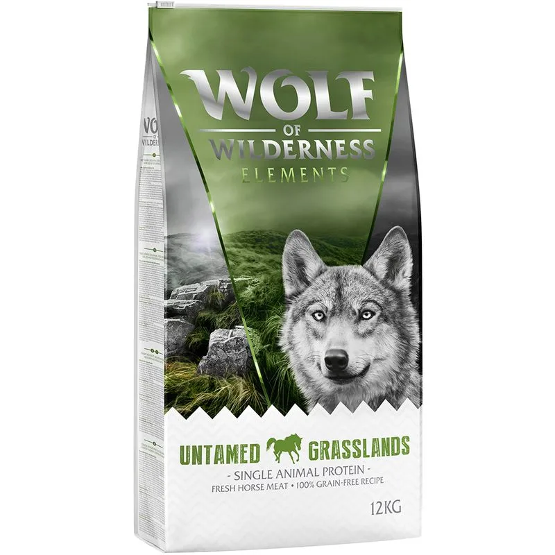 Wolf of Wilderness konj Sensitive Single Meat "Untamed Grasslands"