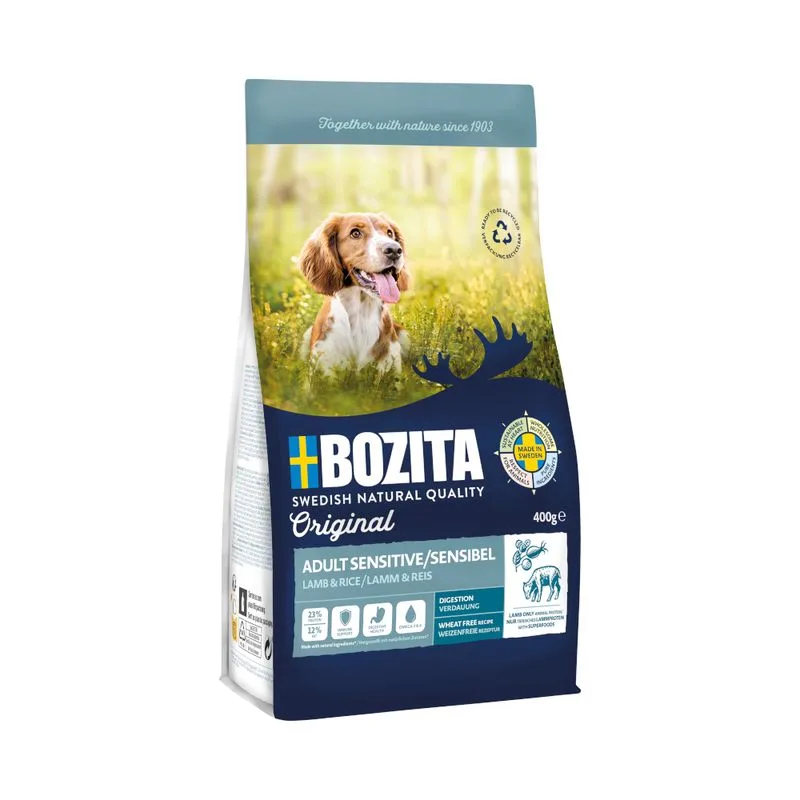 Bozita Original Sensitive Digestion jagnjetina & riž – brez pšenice