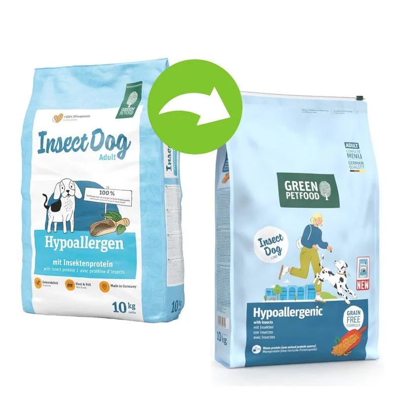 Green Petfood Hypoallergenic z insekti