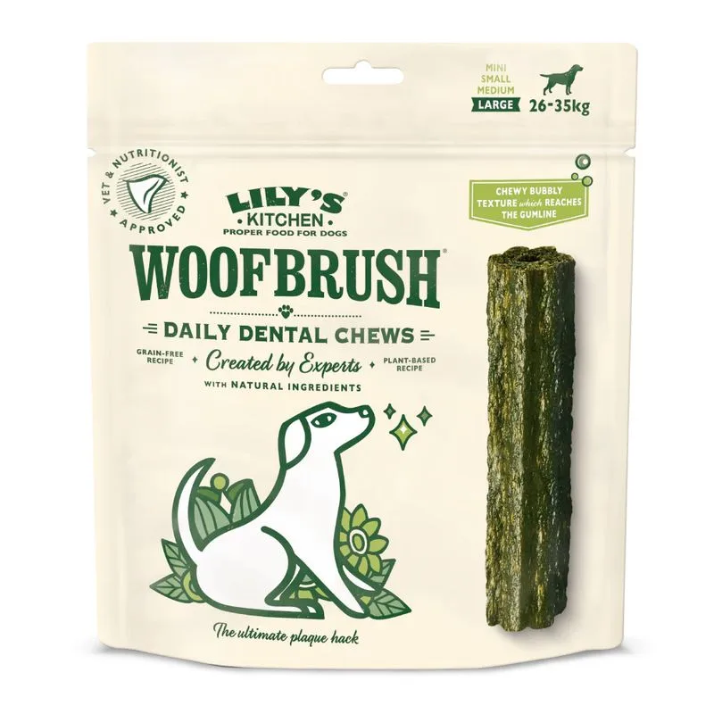 LILY'S KITCHEN Woofbrush Dental Sticks, dla dużych psów