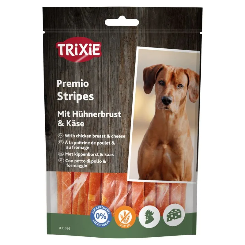 Trixie PREMIO prúžky s kuracím mäsom a syrom