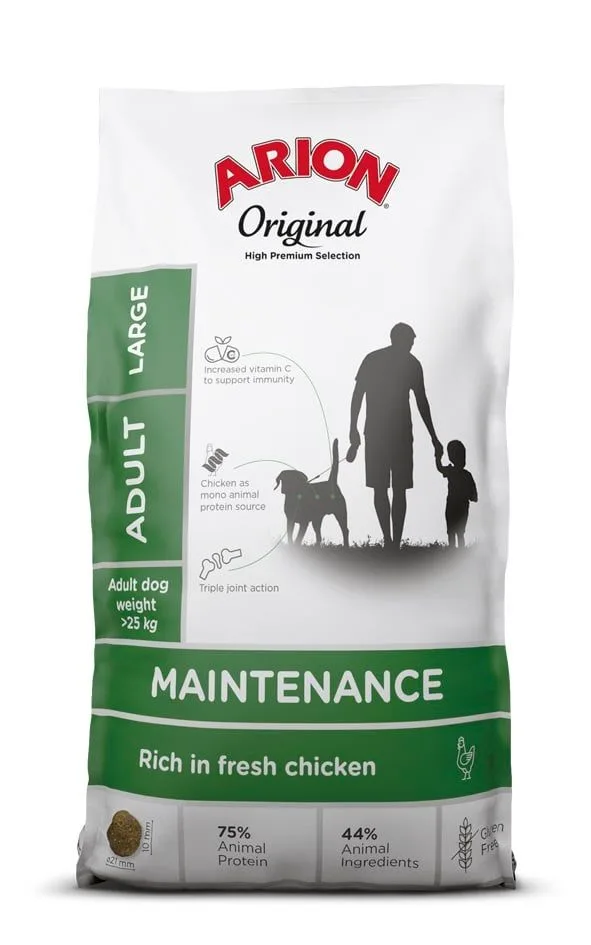 ARION Original Maintenance Adult Large Chicken Rice kurczak, monoproteinowa karma dla psów ras dużych