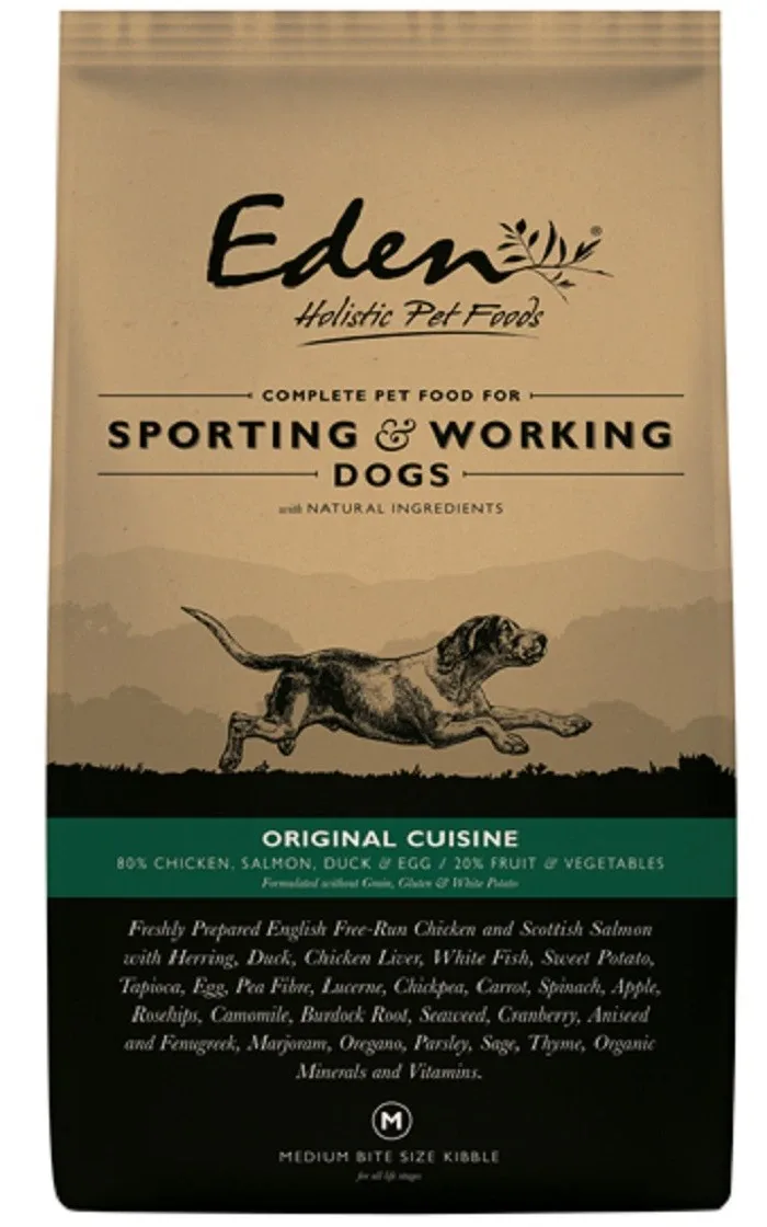 Eden 80/20 Original Cuisine Working and Sporting Dry Dog Food Small Kibble