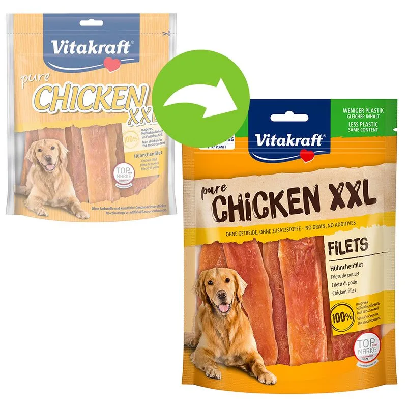 Hundgodis Tuggben Vitakraft CHICKEN XXL kycklingfiléer