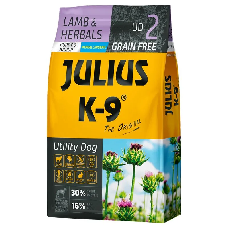 Juliusk9 JULIUS K-9 Puppy & Junior med lamm & örter