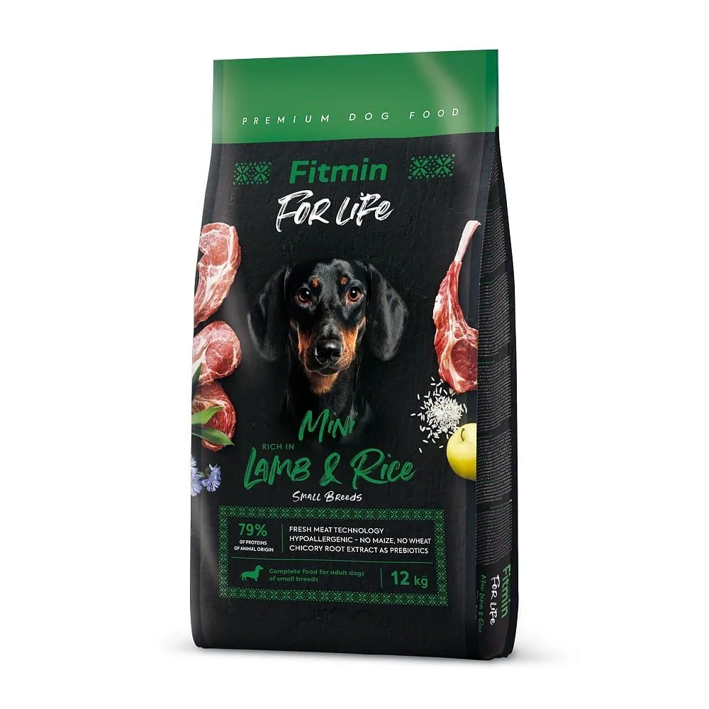 Fitmin dog For Life Lamb and Rice Mini jagnięcina i ryż, dla psów małych ras