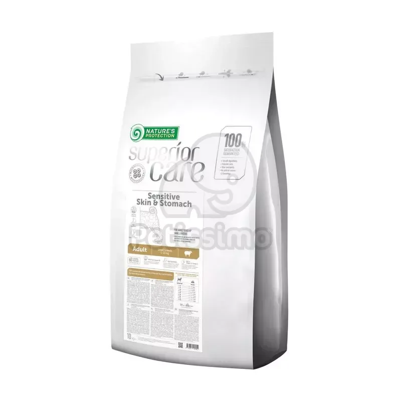 Nature's Protection Superior Care Sensitive Skin & Stomach Adult Small Breed - bárány