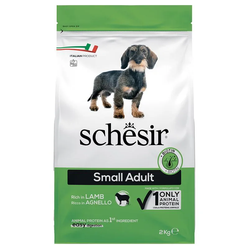 Krmivo Pro Psy Schesir Dog Small Adult s jehněčím