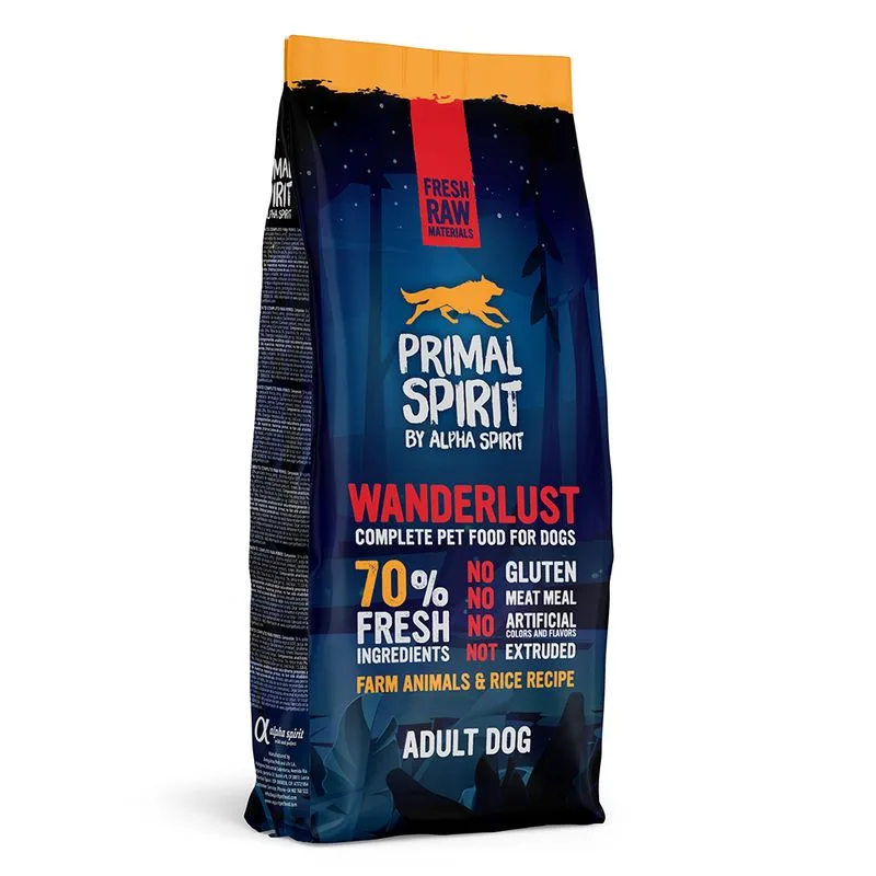 Krmivo Pro Psy Primal Spirit 70% Wanderlust Krmivo pro psy