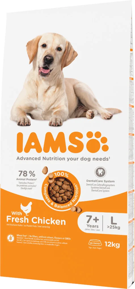 IAMS Senior Large au poulet