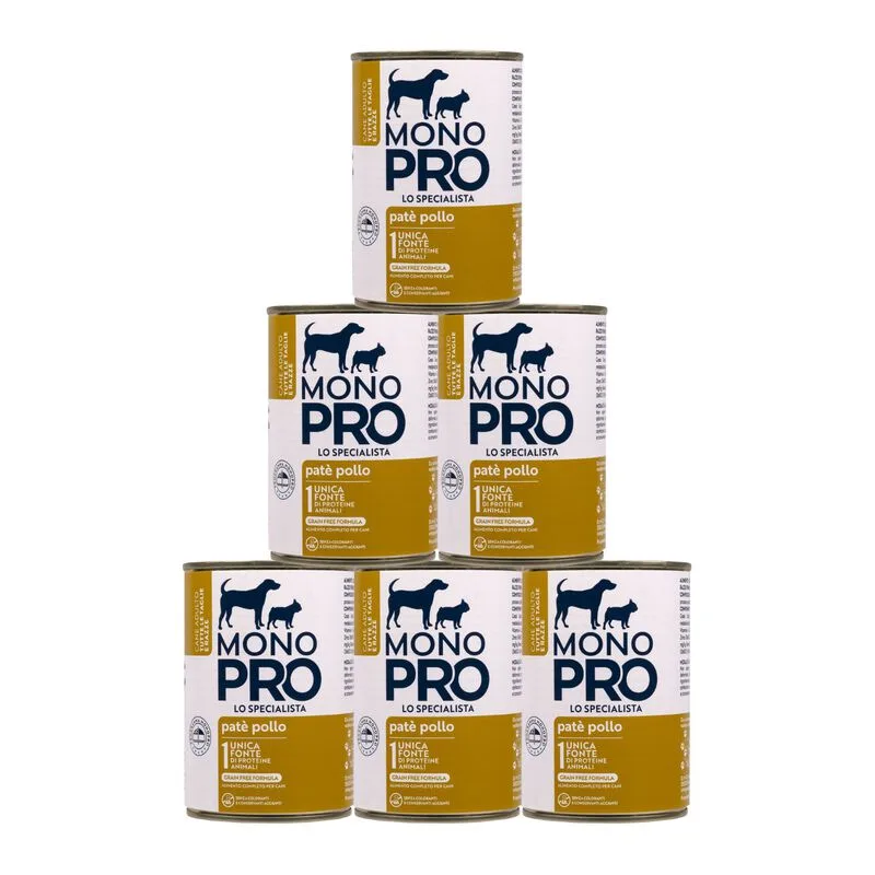 Monopro Dog Adult All Breeds Patè Pollo