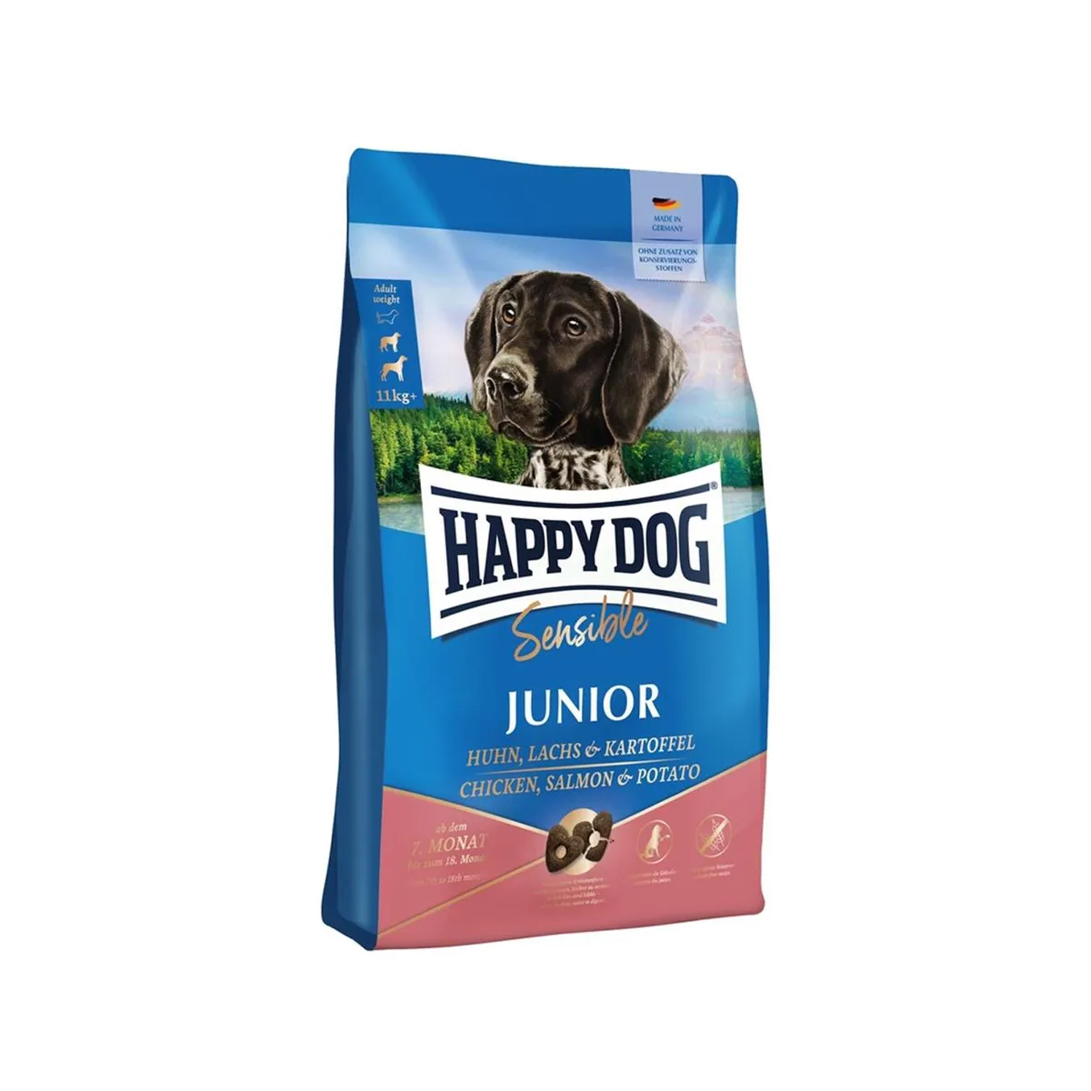 Happy Dog Sensible Junior - Poulet, Saumon & Pomme de terre