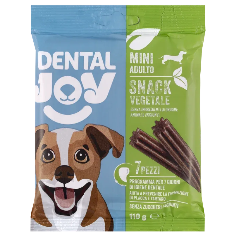 DentalJoy Dog Adult Mini Snack Vegetale