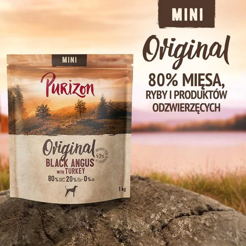 Purizon Adult Mini, wołowina Black Angus i indyk