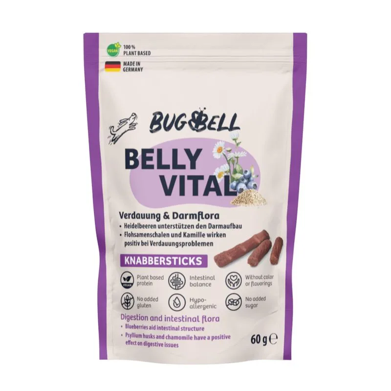 Krmivo Pro Psy BugBell svačinové tyčinky Belly Vital