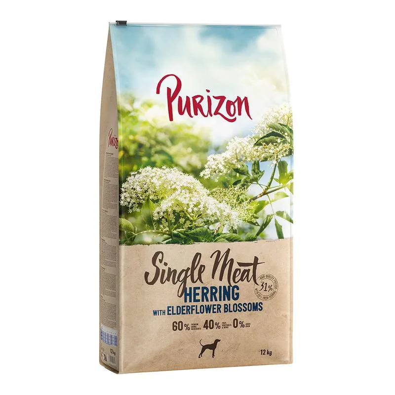 Purizon Single Meat, śledź z kwiatami czarnego bzu