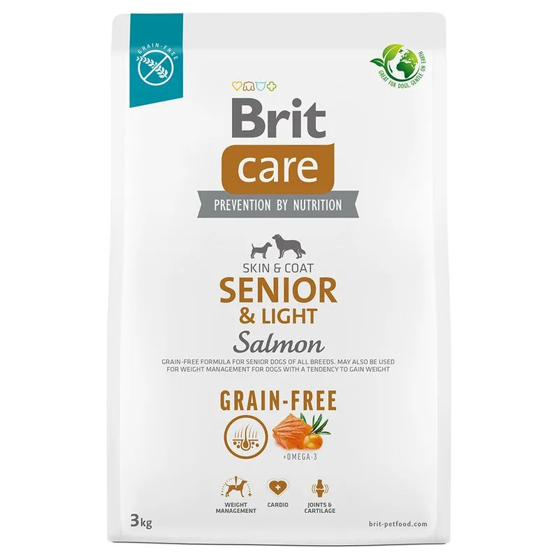 Krmivo Pro Psy Brit Care Grain Free Senior & Light Salmon & Potato