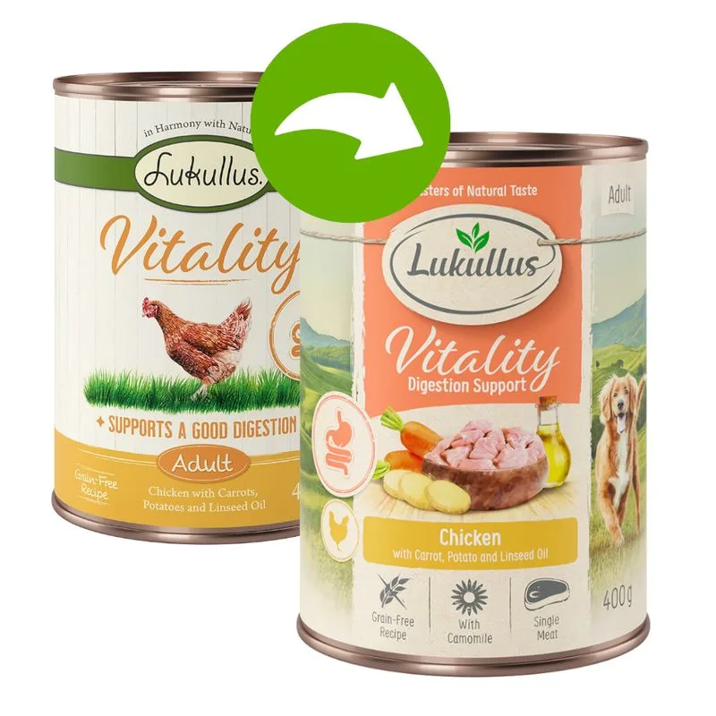 Lukullus Vitality Trawienie: Kurczak (bez zbóż)