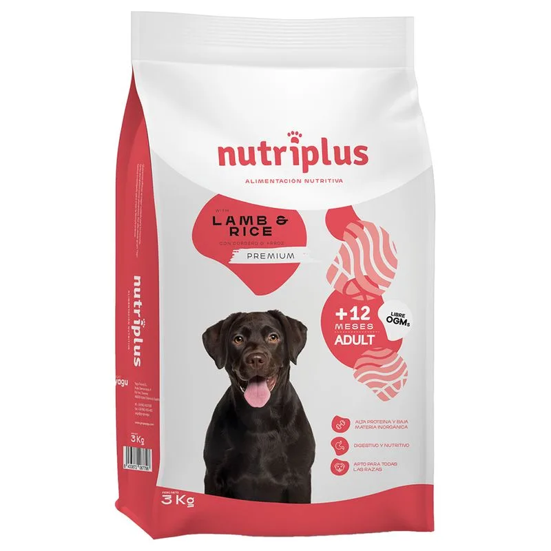Krmivo Pro Psy Nutriplus Adult Dog s jehněčím