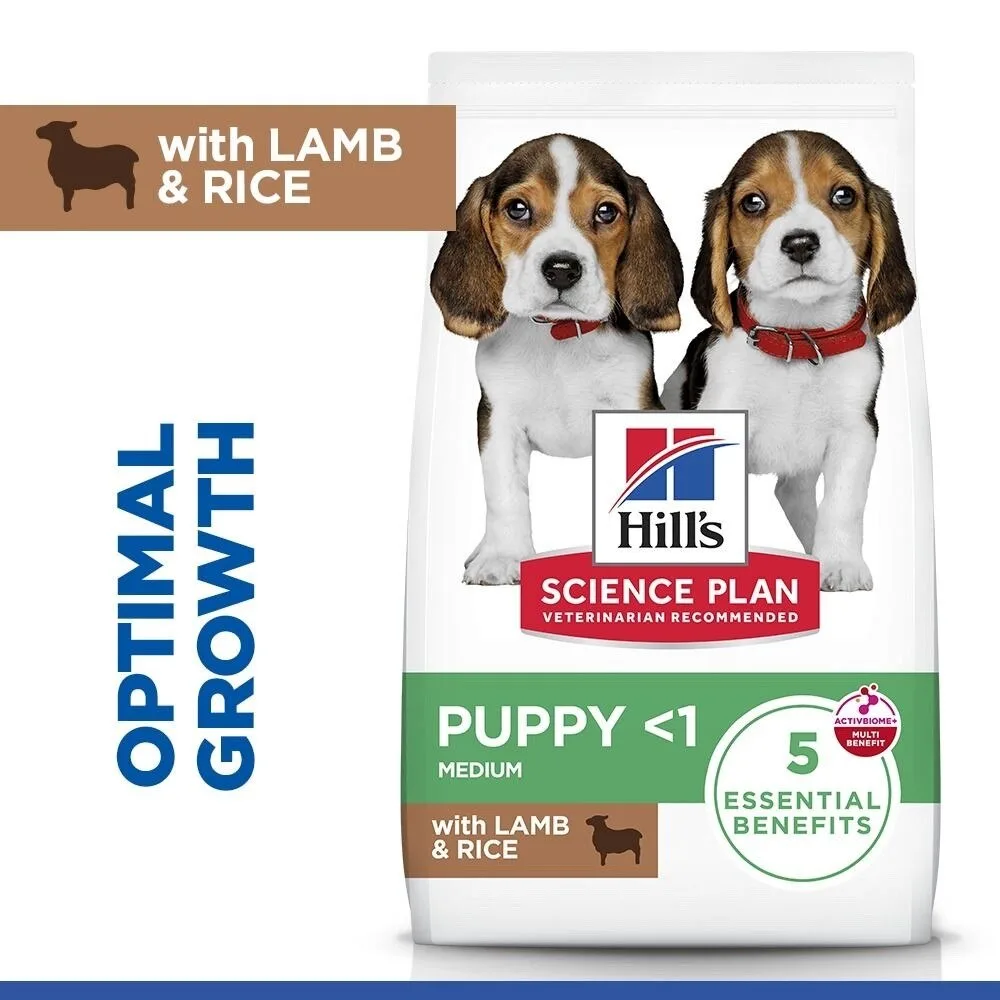 Hill's Science Plan Science Plan Puppy Medium Lamb & Rice Dry Dog Food
