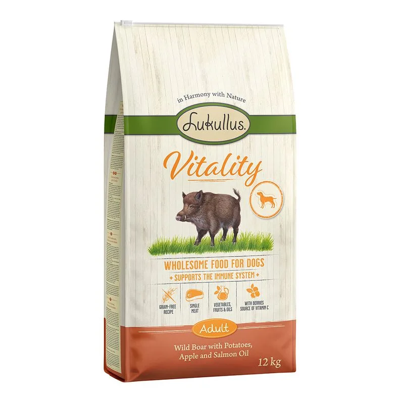 Lukullus Vitality Immune system: Porc mistreț (fără cereale)