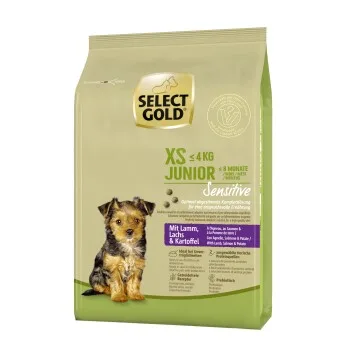 SELECT GOLD Sensitive Junior XS Dry Dog Food Lamb with salmon & potato