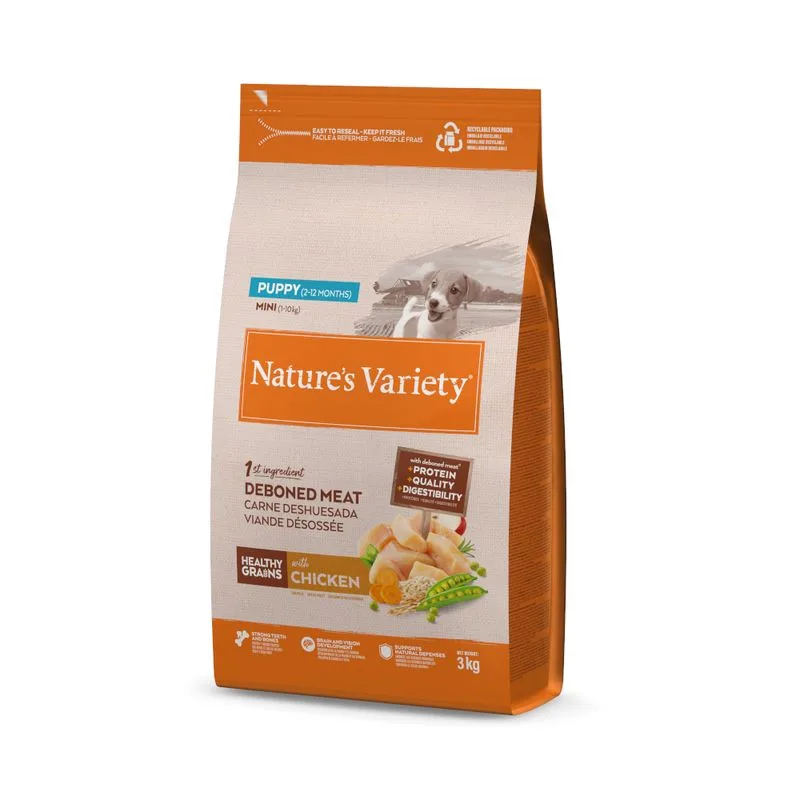 Krmivo Pro Psy Nature's Healthy Grains Puppy Mini Chicken