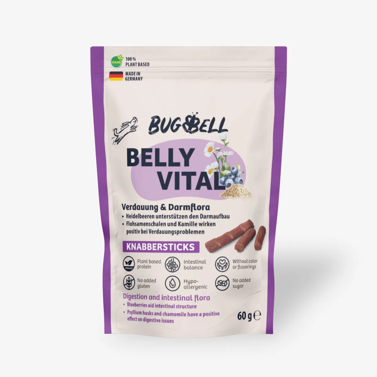 Bugbell Junior, Adult, Senior Knabbersticks BellyVital