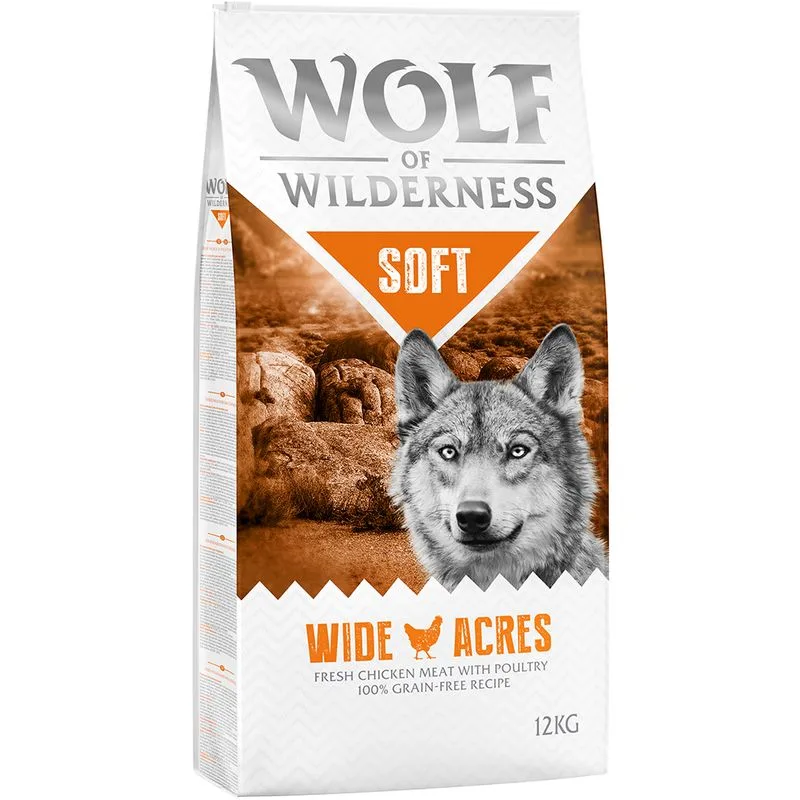 Wolf of Wilderness Adult "Soft - Wide Acres" - kuřecí